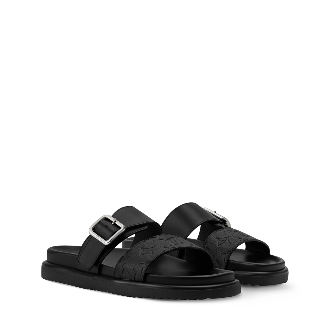 Louis Vuitton ブラック サンダル LV Venice Mule - Men - Shoes | LOUIS VUITTON ®